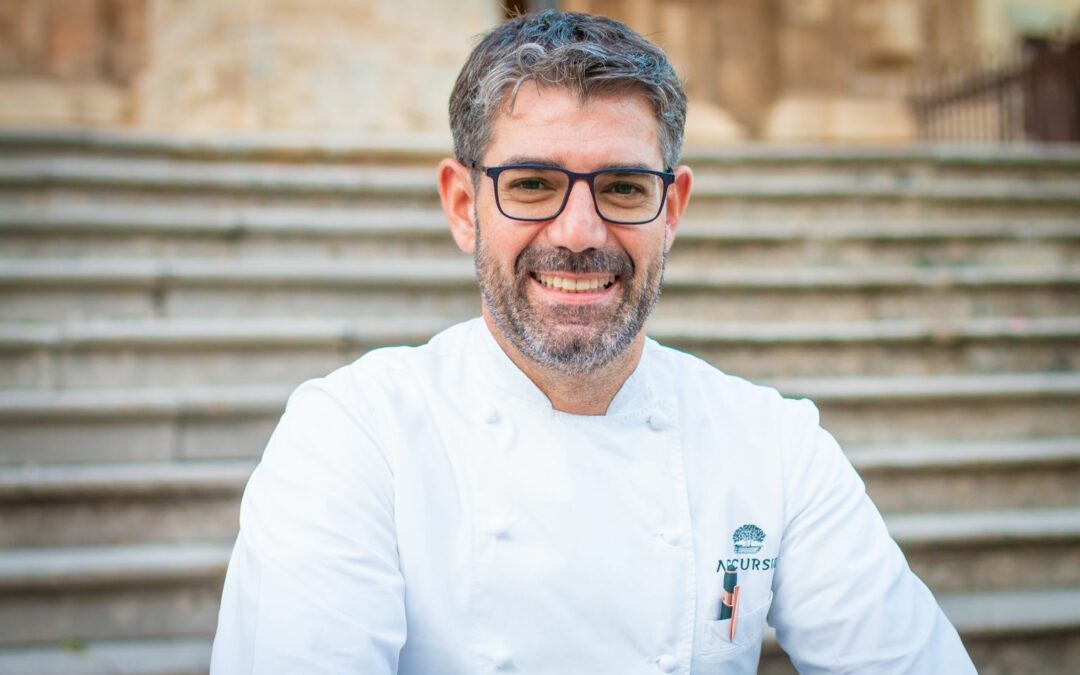 Lo Chef Accursio Craparo ha ottenuto la sua prima stella Michelin nel 2014, per “Accursio Ristorante” a Modica.